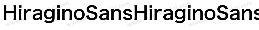 HiraginoSansHiraginoSans wO字体转换